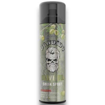 Bandido Olive Oil Hair Spray Sheen 500ml Oliven Öl Glanz Spray für Damen und Herren Bandido Olive Oil Hair Spray Sheen 500ml Oliven Öl Glanz Spray für Damen und Herren