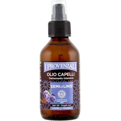 I Provenzali Leinsamenöl, Intensivpflege für sprödes Haar, 100 ml I Provenzali Leinsamenöl, Intensivpflege für sprödes Haar, 100 ml
