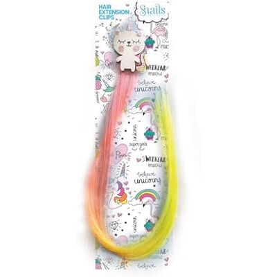 snails safe nails Snails 510412 Haarverlängerung mit Clip Katze, glitzernde Haarsträhne mit Farbverlauf für Kinder snails safe nails Snails 510412 Haarverlängerung mit Clip Katze, glitzernde Haarsträhne mit Farbverlauf für Kinder