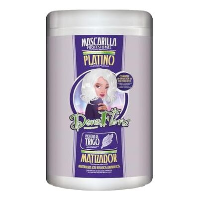 Dona Flora – Silber-Haarmaske 1000ml – Anti-Gelbstich Pflege für Blondes, Graues & Weißes Haar – Farbauffrischung mit Feuchtigkeit – Ohne Parabene & Sulfate Dona Flora – Silber-Haarmaske 1000ml – Anti-Gelbstich Pflege für Blondes, Graues & Weißes Haar – Farbauffrischung mit Feuchtigkeit – Ohne Parabene & Sulfate