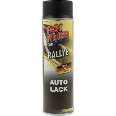Fast Finish 292828 RALLYE LACK schwarz matt 500 ml Hochwertige Nitro-Kombi-Qualität, sehr gute Deckkraft, ausgezeichnete Haftung, glatter Verlauf, schnelltrocknend Fast Finish 292828 RALLYE LACK schwarz matt 500 ml Hochwertige Nitro-Kombi-Qualität, sehr gute Deckkraft, ausgezeichnete Haftung, glatter Verlauf, schnelltrocknend