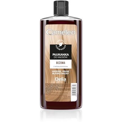 Cameleo – Haartönung mit Kokoswasser – Beige – KEINE Gelbstiche, Tönt – Semi-Permanente Haarfarbe – Für Blondiertes, Graues Haar – Farbe & Pflege – Ohne Parabene – 200ml Cameleo – Haartönung mit Kokoswasser – Beige – KEINE Gelbstiche, Tönt – Semi-Permanente Haarfarbe – Für Blondiertes, Graues Haar – Farbe & Pflege – Ohne Parabene – 200ml