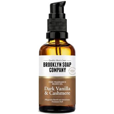 Brooklyn Soap Company Bartöl 50 ml Dark Vanilla Pflegendes Bart Öl für Herren Für die tägliche Bartpflege Beard Oil in Reisegröße, ideal als Geschenk für Männer Brooklyn Soap Company Bartöl 50 ml Dark Vanilla Pflegendes Bart Öl für Herren Für die tägliche Bartpflege Beard Oil in Reisegröße, ideal als Geschenk für Männer