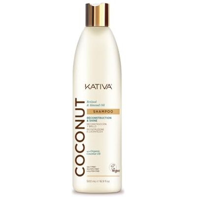 KATIVA Coconut Shampoo 500 ml, weiß, Estándar KATIVA Coconut Shampoo 500 ml, weiß, Estándar