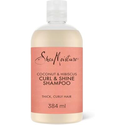 Shea Moisture Moisture Coconut & Hibiskus Curl & Shine Shampoo, 384 ml Shea Moisture Moisture Coconut & Hibiskus Curl & Shine Shampoo, 384 ml