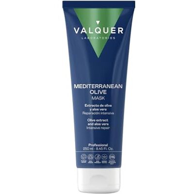 Valquer Laboratorios VALQUER Oliven-Haarmaske ohne Sulfate Reparierende Tiefenpflege für trockenes und geschädigtes Haar Mit natürlichen Inhaltsstoffen, Panthenol und Aloe Vera Vegan 250 ml Valquer Laboratorios VALQUER Oliven-Haarmaske ohne Sulfate Reparierende Tiefenpflege für trockenes und geschädigtes Haar Mit natürlichen Inhaltsstoffen, Panthenol und Aloe Vera Vegan 250 ml