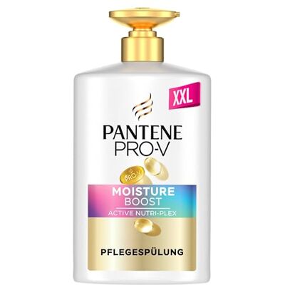 Pantene Pro-V Moisture Boost Pflegespülung 800ml Pumpspender. Normales und Trockenes Haar. Schwerelose Tägliche Pflegespülung mit Pro-Vitamin B5 und Nährstoffmischung. Ohne Mineralöle Pantene Pro-V Moisture Boost Pflegespülung 800ml Pumpspender. Normales und Trockenes Haar. Schwerelose Tägliche Pflegespülung mit Pro-Vitamin B5 und Nährstoffmischung. Ohne Mineralöle