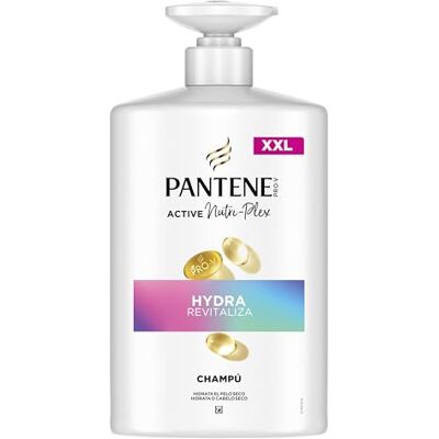 Pantene Pro-V Hydra Revitaliza Shampoo für normales und trockenes Haar, 1 l Schützt vor Feuchtigkeit, Kräuseln und Hitze, Creme ohne Ausspülen, mit wärmeaktivierter Pro-V-Formel Pantene Pro-V Hydra Revitaliza Shampoo für normales und trockenes Haar, 1 l Schützt vor Feuchtigkeit, Kräuseln und Hitze, Creme ohne Ausspülen, mit wärmeaktivierter Pro-V-Formel