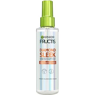 Garnier Fructis Diamond Sleek Shine-Coat Glättungsspray für bis zu 100h diamantartigen Glanz, Sleek-Look ohne Frizz bis 72H, Hitzeschutz bis zu 230°C, 150 ml Garnier Fructis Diamond Sleek Shine-Coat Glättungsspray für bis zu 100h diamantartigen Glanz, Sleek-Look ohne Frizz bis 72H, Hitzeschutz bis zu 230°C, 150 ml