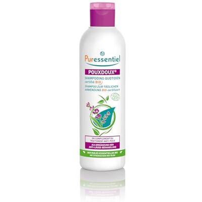 Puressentiel Anti-Läuse Poudoux Shampoo zur täglichen Anwendung BIO-Zertifiert Entfernt Läuse, Larven und Nissen Wirkstoff 100% natürlichen Ursprungs 200 ml Puressentiel Anti-Läuse Poudoux Shampoo zur täglichen Anwendung BIO-Zertifiert Entfernt Läuse, Larven und Nissen Wirkstoff 100% natürlichen Ursprungs 200 ml