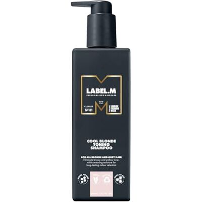 label.m Cool Blonde Toning Shampoo 300ml label.m Cool Blonde Toning Shampoo 300ml