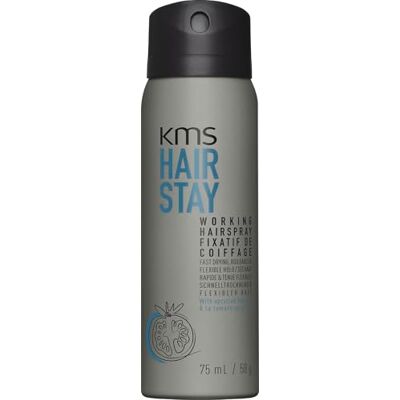 KMS HAIRSTAY Working Hairspray für alle Haartypen I Feuchtigkeitsschutz I Flexibler Halt I naürliches Finish, 75ml KMS HAIRSTAY Working Hairspray für alle Haartypen I Feuchtigkeitsschutz I Flexibler Halt I naürliches Finish, 75ml