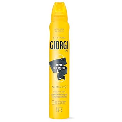 Giorgi Line Definierter Lockenschaum 48h Kontrolle, Anti-Risse und Feuchtigkeit, 0% Silikone und Alkohol, Fixierung 6-250ml Giorgi Line Definierter Lockenschaum 48h Kontrolle, Anti-Risse und Feuchtigkeit, 0% Silikone und Alkohol, Fixierung 6-250ml