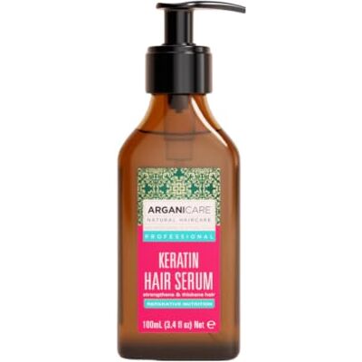 Arganicare Keratin Haarserum Glattes Finish & Glanz Pflege für beanspruchtes Haar Alle Haartypen 100 ml Arganicare Keratin Haarserum Glattes Finish & Glanz Pflege für beanspruchtes Haar Alle Haartypen 100 ml