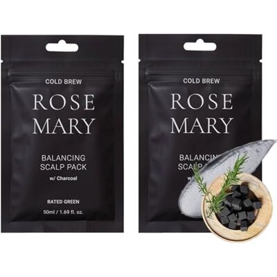 RATED GREEN Cold Brew Rosemary Balancing Scalp Pack W/Charcoal 50 ml RATED GREEN Cold Brew Rosemary Balancing Scalp Pack W/Charcoal 50 ml