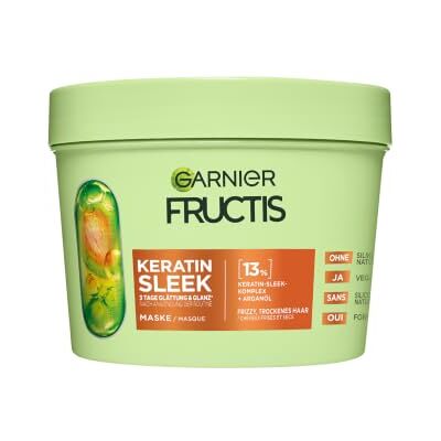 Garnier Keratin Sleek Haarkur - 370ml Garnier Keratin Sleek Haarkur - 370ml