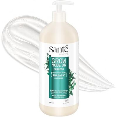 Santé naturally. Grow Mode On Shampoo 950 ml kräftigendes Haarshampoo mit AnaGain, Koffein & Arginin aktiviert Wachstum für dichter wirkendes Haar vegan, ohne Alkohol Santé naturally. Grow Mode On Shampoo 950 ml kräftigendes Haarshampoo mit AnaGain, Koffein & Arginin aktiviert Wachstum für dichter wirkendes Haar vegan, ohne Alkohol