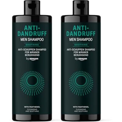 by Amazon Anti-Schuppen-Shampoo für Herren, 2 x 400 ml by Amazon Anti-Schuppen-Shampoo für Herren, 2 x 400 ml