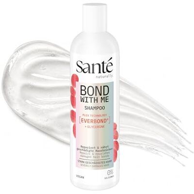 Santé naturally. Bond With Me Shampoo 250 ml Bond-Repair-Shampoo mit EverBond & Glycerin repariert Haarbrücken ab der ersten Anwendung vegan, ohne austrocknenden Alkohol Santé naturally. Bond With Me Shampoo 250 ml Bond-Repair-Shampoo mit EverBond & Glycerin repariert Haarbrücken ab der ersten Anwendung vegan, ohne austrocknenden Alkohol
