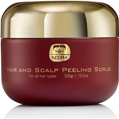KEDMA Exfolierendes Haar- und Kopfhautpeeling Für geschädigtes Haar und trockene Kopfhaut Reinigend, nährend und revitalisierend Mit Salzen aus dem Toten Meer 300g KEDMA Exfolierendes Haar- und Kopfhautpeeling Für geschädigtes Haar und trockene Kopfhaut Reinigend, nährend und revitalisierend Mit Salzen aus dem Toten Meer 300g