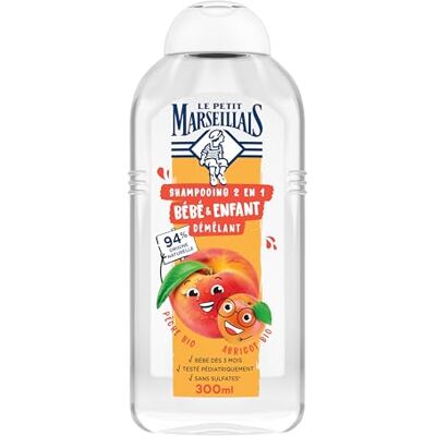Le Petit Marseillais Shampoo für Babys und Kinder - Aprikose und Pfirsich 300 ML Le Petit Marseillais Shampoo für Babys und Kinder - Aprikose und Pfirsich 300 ML