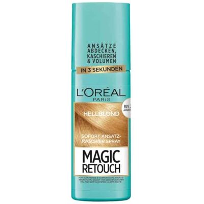 L'Oreal Paris L'Oréal Paris Ansatz-Kaschierspray für stufenlose und natürliche Übergänge, Kaschiert Ansätze bis zur nächsten Haarwäsche, Magic Retouch, Hellblond, 1 x 75 ml L'Oreal Paris L'Oréal Paris Ansatz-Kaschierspray für stufenlose und natürliche Übergänge, Kaschiert Ansätze bis zur nächsten Haarwäsche, Magic Retouch, Hellblond, 1 x 75 ml