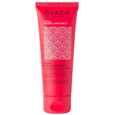 GYADA COSMETICS , Modellierende Lockencreme, ohne Ausspülen, mit glättender und Anti-Frizz-Wirkung, mit Aloe Vera, Leinöl, Kokosnuss, Argan und Jojoba, 75 ml GYADA COSMETICS , Modellierende Lockencreme, ohne Ausspülen, mit glättender und Anti-Frizz-Wirkung, mit Aloe Vera, Leinöl, Kokosnuss, Argan und Jojoba, 75 ml