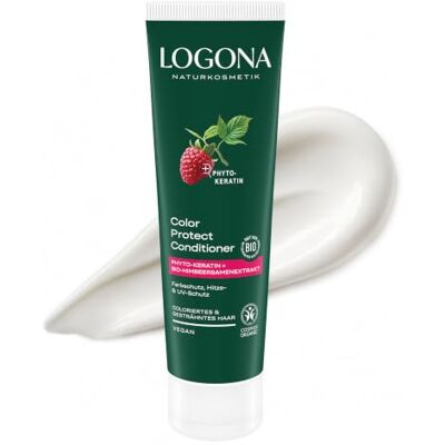 LOGONA Naturkosmetik LOGONA Color Protect Conditioner, 150 ml Farbschutz Pflege Mit Kerazyme Protect & Bio Himbeersamenextrakt, Farbschutz, UV Schutz & Hitze Schutz, vegan, sulfatfrei LOGONA Naturkosmetik LOGONA Color Protect Conditioner, 150 ml Farbschutz Pflege Mit Kerazyme Protect & Bio Himbeersamenextrakt, Farbschutz, UV Schutz & Hitze Schutz, vegan, sulfatfrei