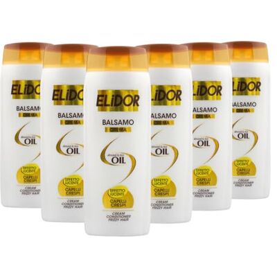 Elidor Conditioner für krauses Haar mit Mandel- und Reisöl Glanz-Effekt 300 ml Packung mit 6 Stück Elidor Conditioner für krauses Haar mit Mandel- und Reisöl Glanz-Effekt 300 ml Packung mit 6 Stück