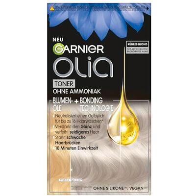 Garnier Olia Toner 9.1 Kühles Blond, Anti-Gelbstich Intensivtönung für Blondiertes Haar, Für Strähnchen, Balayage & Ombré, Vegane Formel ohne Ammoniak, Für strahlenden Glanz Garnier Olia Toner 9.1 Kühles Blond, Anti-Gelbstich Intensivtönung für Blondiertes Haar, Für Strähnchen, Balayage & Ombré, Vegane Formel ohne Ammoniak, Für strahlenden Glanz