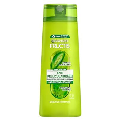 Garnier Fructis 2-in-1 Anti-Schuppen-Shampoo, Grüner Tee, 300 ml Garnier Fructis 2-in-1 Anti-Schuppen-Shampoo, Grüner Tee, 300 ml