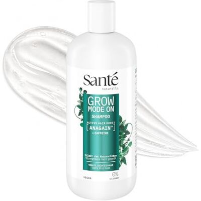 Santé naturally. Grow Mode On Shampoo 500 ml kräftigendes Haarshampoo mit AnaGain, Koffein & Arginin aktiviert Wachstum für dichter wirkendes Haar vegan, ohne Alkohol Santé naturally. Grow Mode On Shampoo 500 ml kräftigendes Haarshampoo mit AnaGain, Koffein & Arginin aktiviert Wachstum für dichter wirkendes Haar vegan, ohne Alkohol