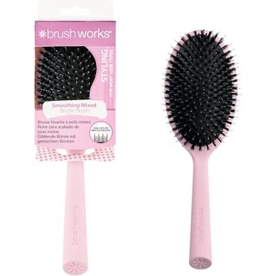 Brushworks Smoothing Mixed Bristle Hair Brush Brushworks Smoothing Mixed Bristle Hair Brush