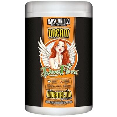 Dona Flora – Dream Cream Haarmaske 1000ml – Intensivpflege für Trockenes & Geschädigtes Haar – Feuchtigkeit, Glanz & Geschmeidigkeit – Ohne Sulfate & Parabene – Vegane Formel Dona Flora – Dream Cream Haarmaske 1000ml – Intensivpflege für Trockenes & Geschädigtes Haar – Feuchtigkeit, Glanz & Geschmeidigkeit – Ohne Sulfate & Parabene – Vegane Formel