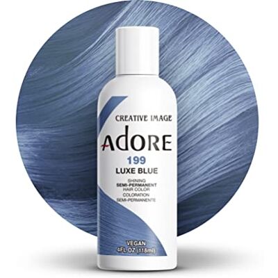 Adore Shining Semipermanente Haarfarbe, Luxe Blue (199), 118 ml Adore Shining Semipermanente Haarfarbe, Luxe Blue (199), 118 ml