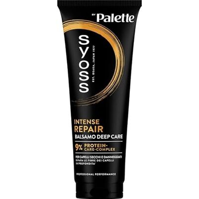 Syoss Palette Intense Repair Deep Care Conditioner 250ml, Restrukturierende Haarspülung mit 9% Protein-Care-Complex repariert die Fasern in der Tiefe, Produkte für trockenes und geschädigtes Haar Syoss Palette Intense Repair Deep Care Conditioner 250ml, Restrukturierende Haarspülung mit 9% Protein-Care-Complex repariert die Fasern in der Tiefe, Produkte für trockenes und geschädigtes Haar