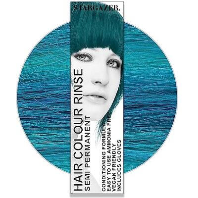 Stargazer Semi Permanent Hair Colour Rinse UV Turquoise Stargazer Semi Permanent Hair Colour Rinse UV Turquoise