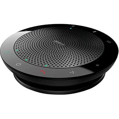 Jabra Speak 510 Lautsprecher — tragbarer Bluetooth-Lautsprecher, Konferenzlautsprecher — Anschluss an Laptops, Smartphones und Tablets — USB-Stecker, Schwarz Jabra Speak 510 Lautsprecher — tragbarer Bluetooth-Lautsprecher, Konferenzlautsprecher — Anschluss an Laptops, Smartphones und Tablets — USB-Stecker, Schwarz