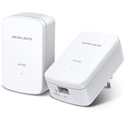 MERCUSYS Powerline Adapter MP500 KIT, 1000 Mbit/s HomePlug AV2, Gigabit Port, Plug & Play, Ohne WLAN MERCUSYS Powerline Adapter MP500 KIT, 1000 Mbit/s HomePlug AV2, Gigabit Port, Plug & Play, Ohne WLAN