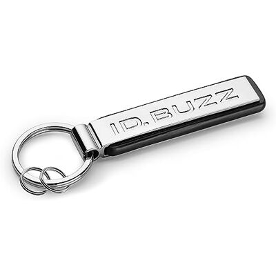 Volkswagen 000087010CKYPN Schlüsselanhänger Metall Anhänger Keyring Schlüsselring, mit ID.Buzz Schriftzug, silber Volkswagen 000087010CKYPN Schlüsselanhänger Metall Anhänger Keyring Schlüsselring, mit ID.Buzz Schriftzug, silber