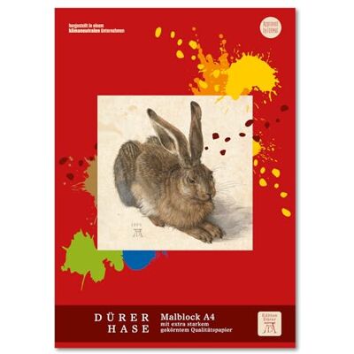Edition Dürer Malblock gekörnt A4 50 Blatt 100 g/m², Zeichenblock für Kinder und Erwachsene Edition Dürer Malblock gekörnt A4 50 Blatt 100 g/m², Zeichenblock für Kinder und Erwachsene