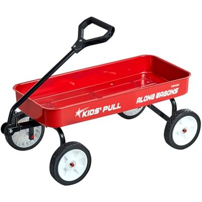 VEVOR Bollerwagen für Kinder ab 18 Monaten, 1010x480x360 mm, Transportwagen Tragkraft bis 80 kg, Hnadwagen mit Griff, Gartenarbeit, Strand und Camping, Rot VEVOR Bollerwagen für Kinder ab 18 Monaten, 1010x480x360 mm, Transportwagen Tragkraft bis 80 kg, Hnadwagen mit Griff, Gartenarbeit, Strand und Camping, Rot