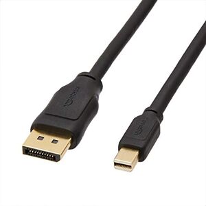 Amazon Basics Kabel für Mini DisplayPort zu DisplayPort, 1.8 m, Schwarz Amazon Basics Kabel für Mini DisplayPort zu DisplayPort, 1.8 m, Schwarz