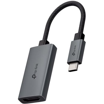 TP-Link UA520C USB C auf HDMI Kabel 4K 60Hz, 10cm langes geflochtenes Kabel, Plug & Play, Unterstützt macOS, Windows, iPadOS, iOS, Android, Linux und Chrome OS TP-Link UA520C USB C auf HDMI Kabel 4K 60Hz, 10cm langes geflochtenes Kabel, Plug & Play, Unterstützt macOS, Windows, iPadOS, iOS, Android, Linux und Chrome OS
