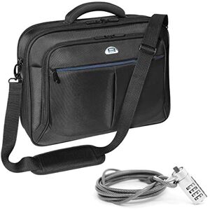 Pedea 17,3" Premium Schwarze Laptoptasche mit Schloss Pedea 17,3" Premium Schwarze Laptoptasche mit Schloss