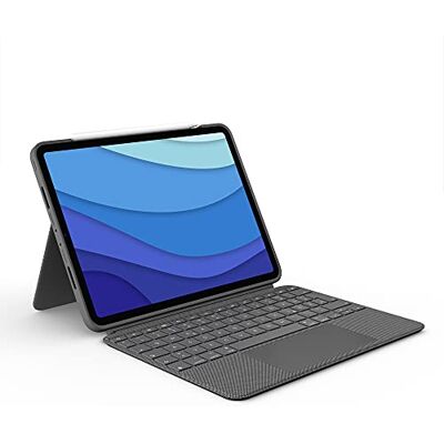 Logitech Combo Touch Tastatur-Case für iPad Pro 11 Zoll 1.-4. Gen (2018-2022) Abnehmbar, Hintergrundbeleuchtung, klickbares Trackpad, DEU QWERTZ Grau Logitech Combo Touch Tastatur-Case für iPad Pro 11 Zoll 1.-4. Gen (2018-2022) Abnehmbar, Hintergrundbeleuchtung, klickbares Trackpad, DEU QWERTZ Grau