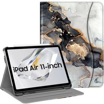 FINTIE Schutzhülle kompatibel mit iPad Air 5. Generation (2022) / iPad Air 4. Generation (2020) 27,7 cm (11 Zoll), Multi-Winkel-Ansicht, Folio-Schutzhülle mit Tasche, automatischer Schlaf-/Wachmodus, FINTIE Schutzhülle kompatibel mit iPad Air 5. Generation (2022) / iPad Air 4. Generation (2020) 27,7 cm (11 Zoll), Multi-Winkel-Ansicht, Folio-Schutzhülle mit Tasche, automatischer Schlaf-/Wachmodus,