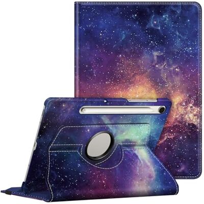 FINTIE Hülle für Samsung Galaxy Tab S10 Lite/S10 FE/S9 FE 10.9"&S9 11" Tablet Schutzhülle mit 360 Grad drehbarem Ständer, S Pen Halter, Auto Sleep/Wake, Die Galaxie FINTIE Hülle für Samsung Galaxy Tab S10 Lite/S10 FE/S9 FE 10.9"&S9 11" Tablet Schutzhülle mit 360 Grad drehbarem Ständer, S Pen Halter, Auto Sleep/Wake, Die Galaxie