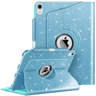FINTIE Drehbare Hülle für iPad (A16) 11. Gen 11 Zoll, iPad 10. Gen 10.9" 360° Drehständer, Betrachtung im Hoch- und Querformat, stoßfeste Schutzhülle mit Stifthalter, Auto-Sleep/Wake, Glitzer Blau FINTIE Drehbare Hülle für iPad (A16) 11. Gen 11 Zoll, iPad 10. Gen 10.9" 360° Drehständer, Betrachtung im Hoch- und Querformat, stoßfeste Schutzhülle mit Stifthalter, Auto-Sleep/Wake, Glitzer Blau