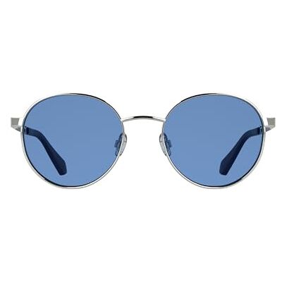 Calvin SUNBOY CKJ26302S Silver/Blue with Solid Light Blue Lens Calvin SUNBOY CKJ26302S Silver/Blue with Solid Light Blue Lens